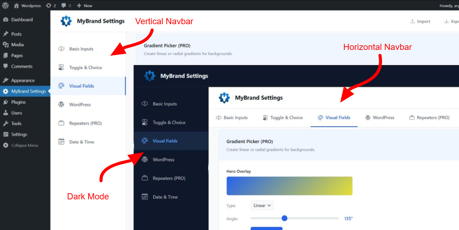 Repeater Field Preview